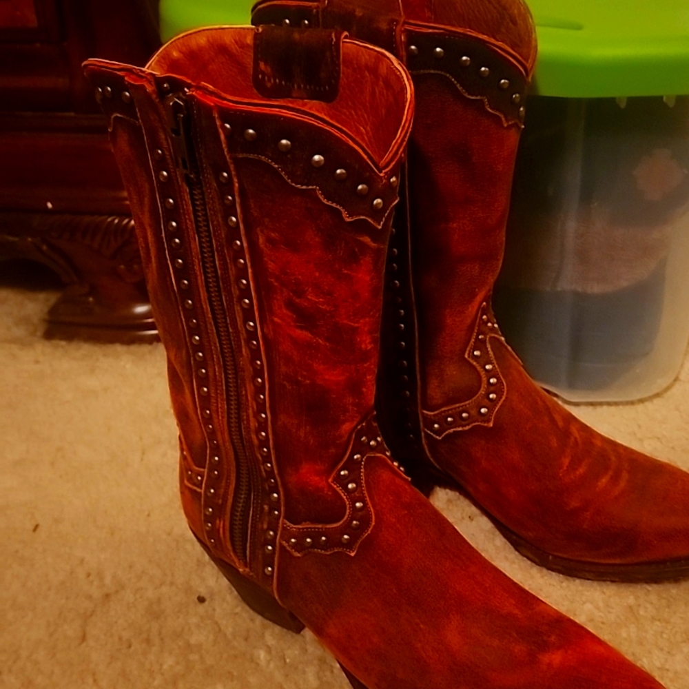 DAN POST RED BOOTS